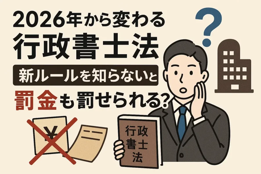 行政書士法改正のアイキャッチ